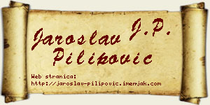 Jaroslav Pilipović vizit kartica